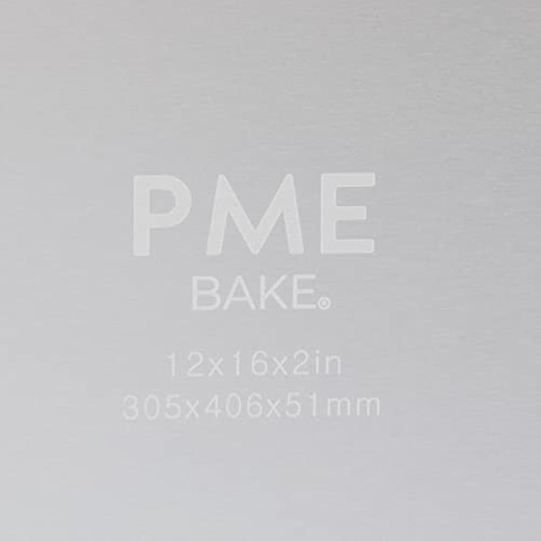 PME OBL12162 Aluminium Oblong Cake Pan Silver 12 x 16 x 2-Inch Deep