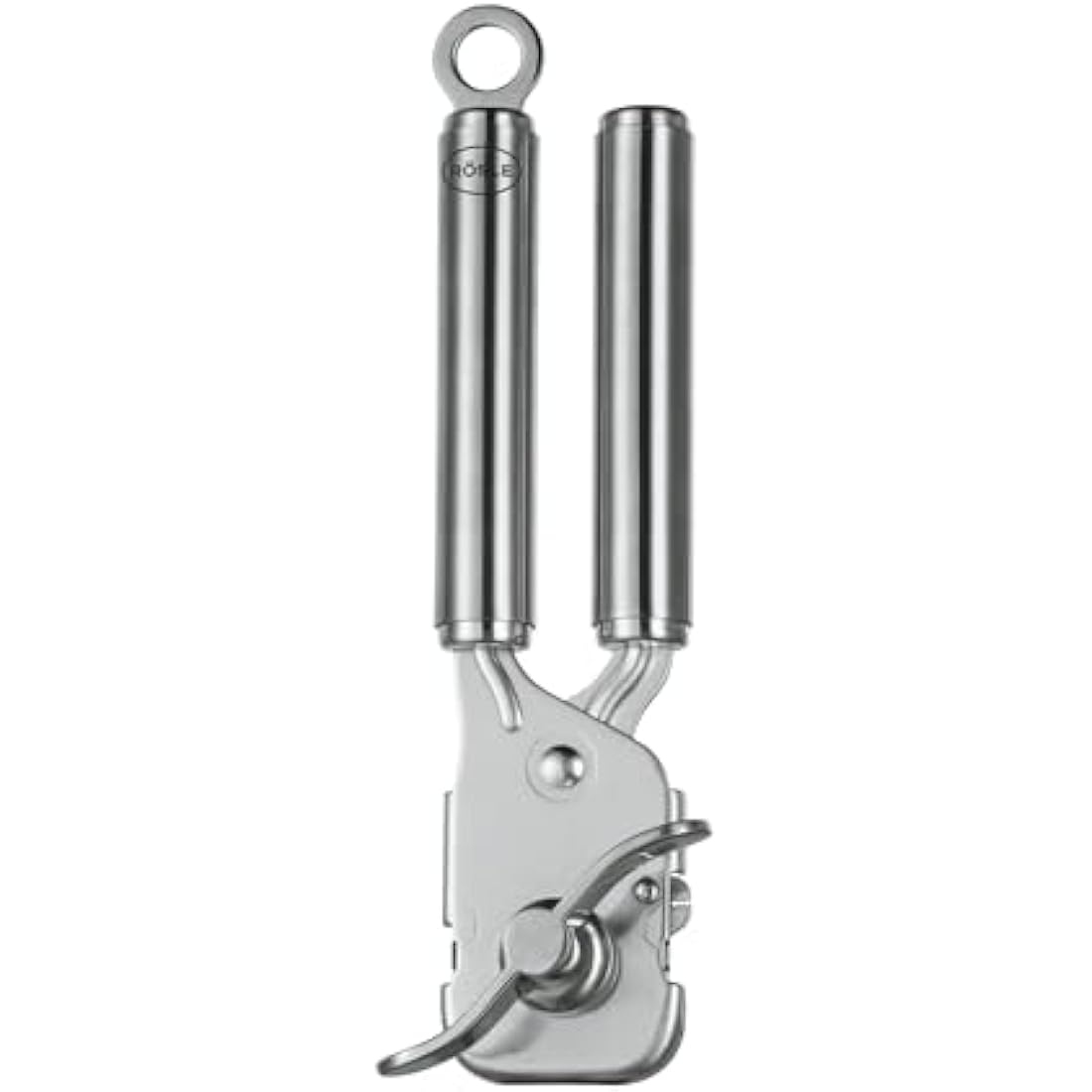 RÖSLE Tong Tin Opener, Can Opener with Pliers Grip Made of Pure Stainless Steel, without Sharp Edges, Resealable Lid, 18/10 Stainless Steel
