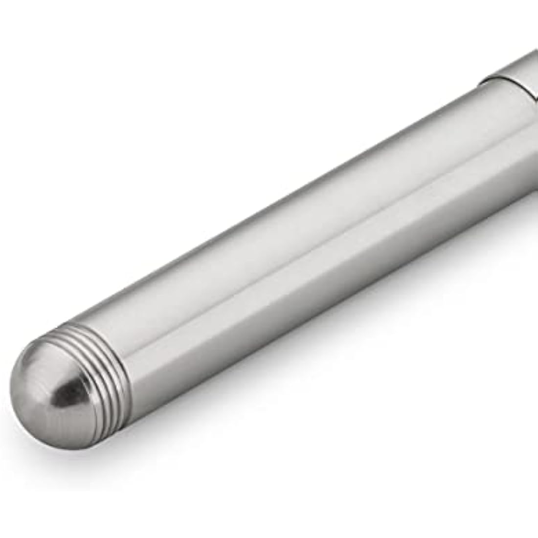 Kaweco LILIPUT Fountain Pen Stainless Steel I Premium Stainless Steel Fountain Pen for Ink Cartridges I Exclusive Fountain Pen 12.5 cm I Nib: EF (Extra Fine)
