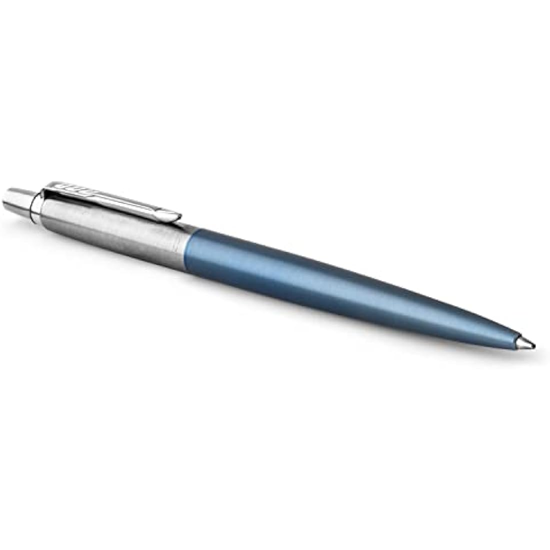 Parker Jotter Ballpoint Pen , Waterloo Blue , Medium Point Blue Ink