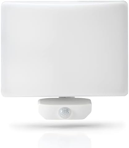 Auraglow 80W 6600lm Full Screen Slimline LED Security Motion Sensor PIR Flood Light White Outdoor Wall Lamp