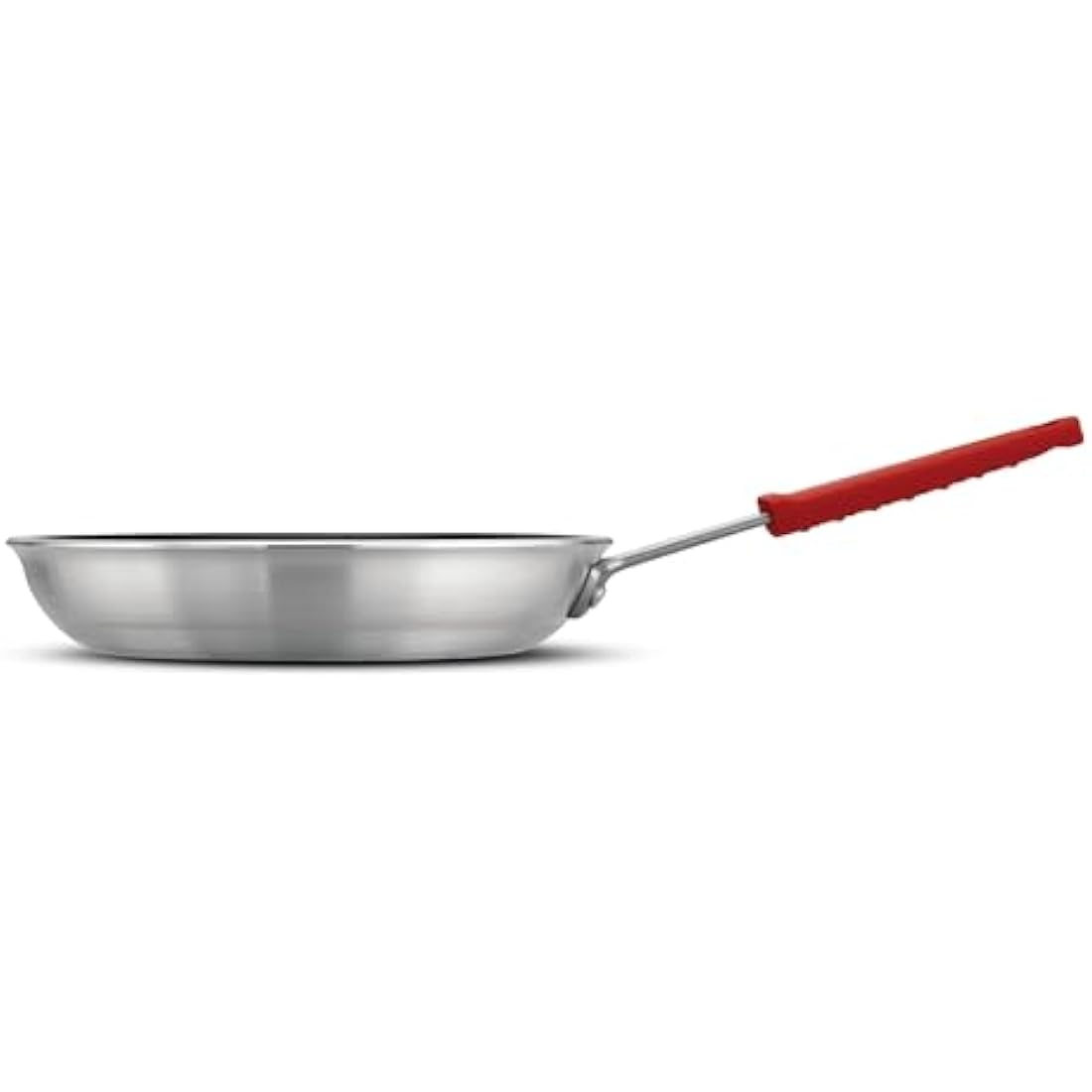 Tramontina Non-Stick Frying Pan with Red Removable Silicone Handle for Electric, Gas and Ceramic Glass Hobs, ‎Aluminium Cookware, Kitchen, 25 cm, 1.9 Litre, 27803601