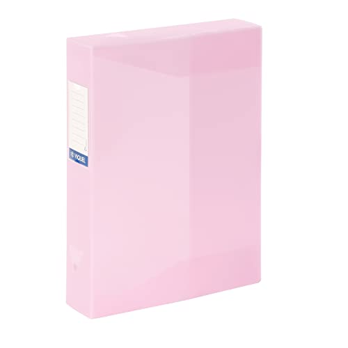 Viquel Class Docs propysoft Filing Box Polypropylene 80 mm Spine Set of 6 Assorted Colours