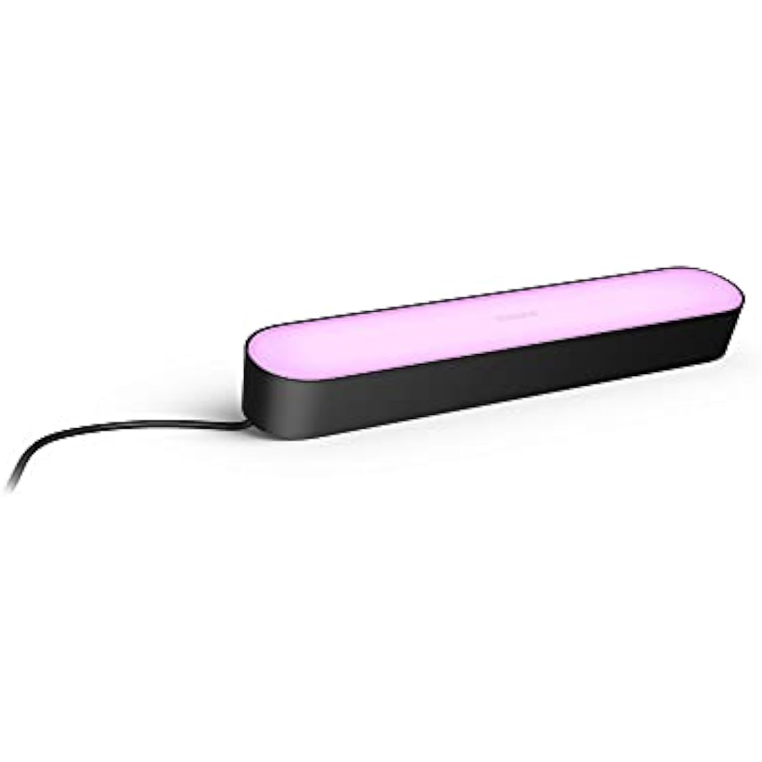 Philips Hue Play White and Colour Ambiance Smart Light Bar Single Pack Base Unit, Entertainment Lighting for TV and Gaming (Works with Alexa, Google Assistant and Apple HomeKit), Black