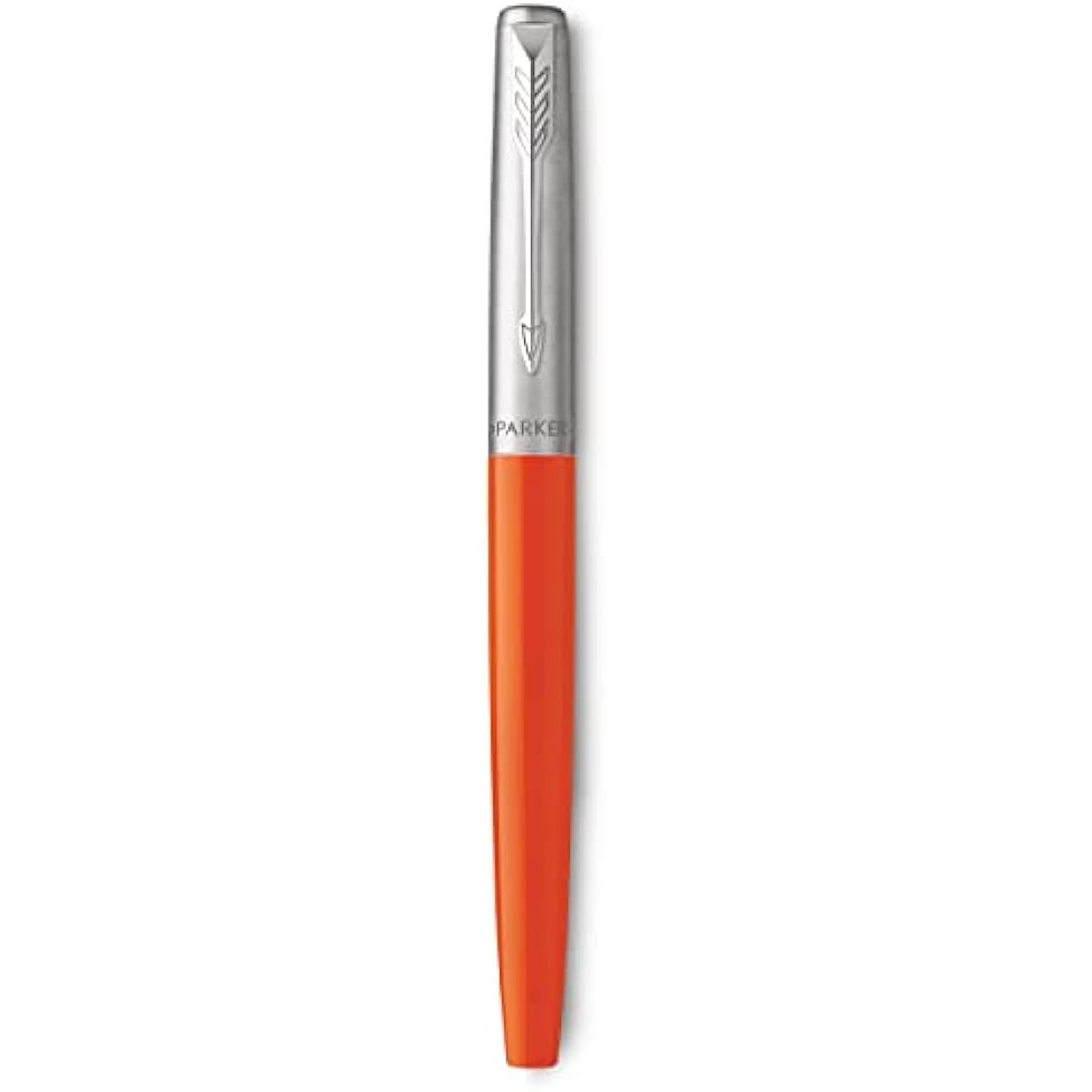 Parker Jotter Originals Fountain Pen | Classic Orange Finish | Medium Nib | Blue & Black Ink