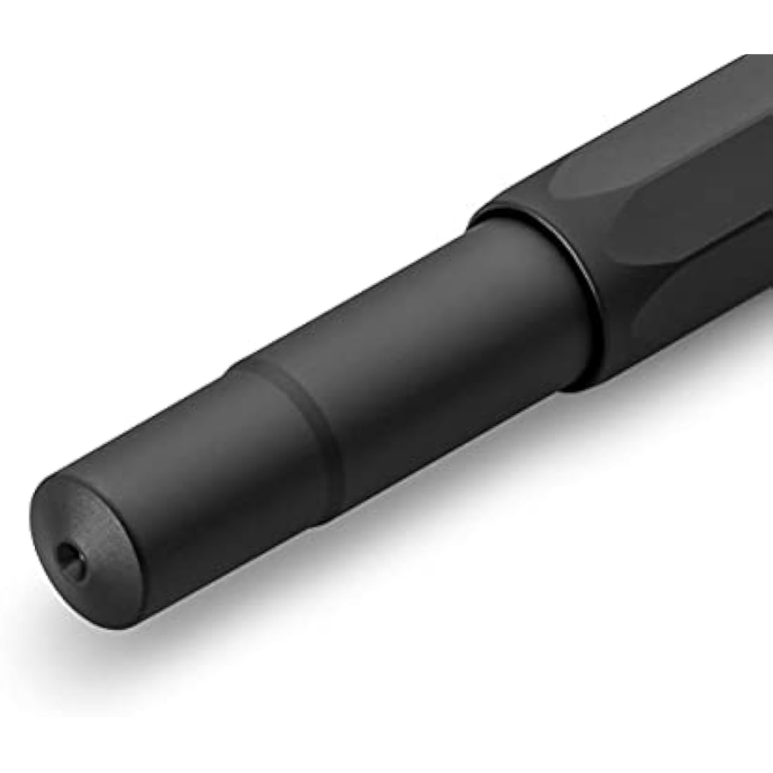 Kaweco AL SPORT Fountain Pen Black I Premium Fountain Pen for Ink Cartridges I Exclusive Fountain Pen 13 cm I Nib: B (Broad)