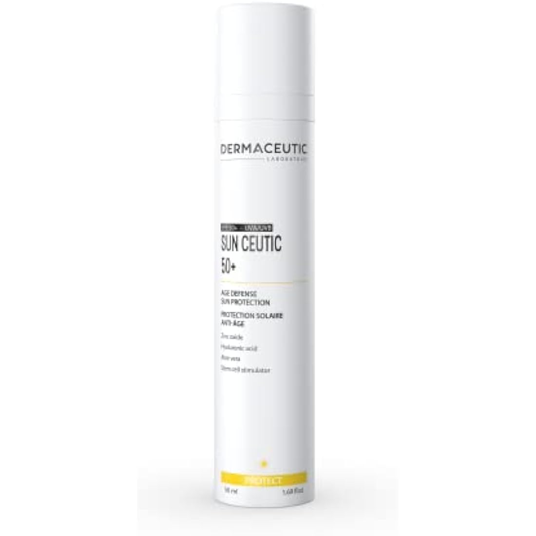 Dermaceutic Sun Ceutic 50+ - Sun cream SPF 50+ - Full spectrum protection sunscreen with powerful UVA/UVB filters - Defense face sun block - 50ml