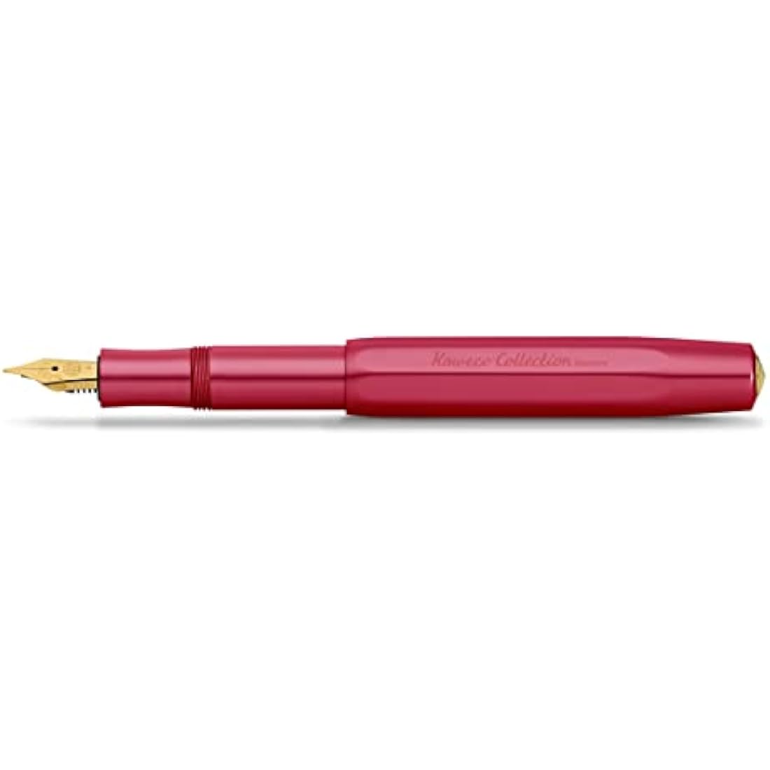 Kaweco COLLECTION Fountain Pen Ruby I Premium Reservoir Pen with Steel Nib for Ink Cartridges I Sport 13 cm I Nib: B (Broad)