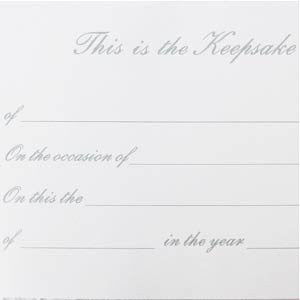 Silver Cross & Heart Christening Guest Book, gift
