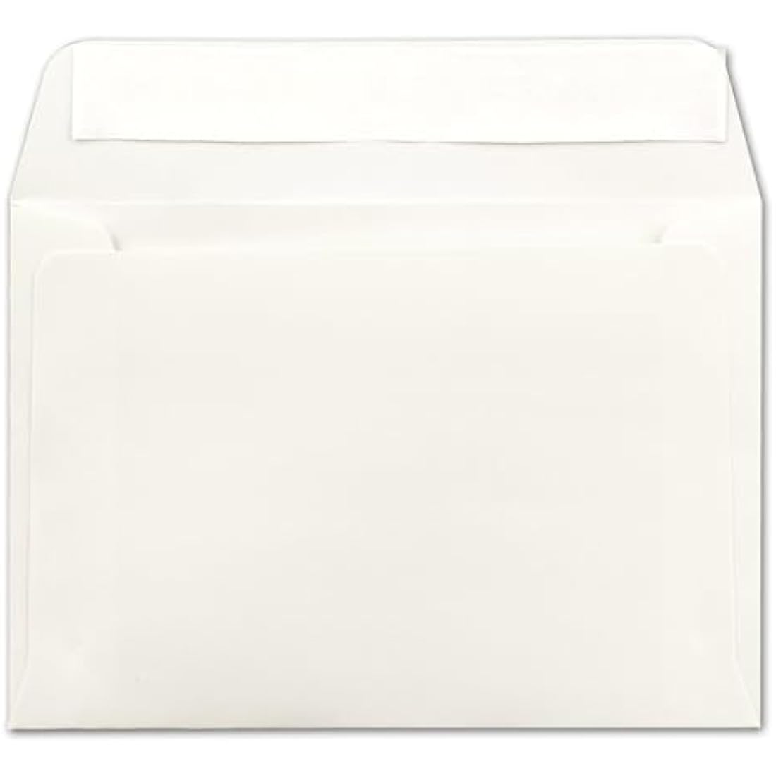 Neuser colourful, self-adhesive C6 envelopes, 162 mm x 114 mm 200 Umschläge Natural White