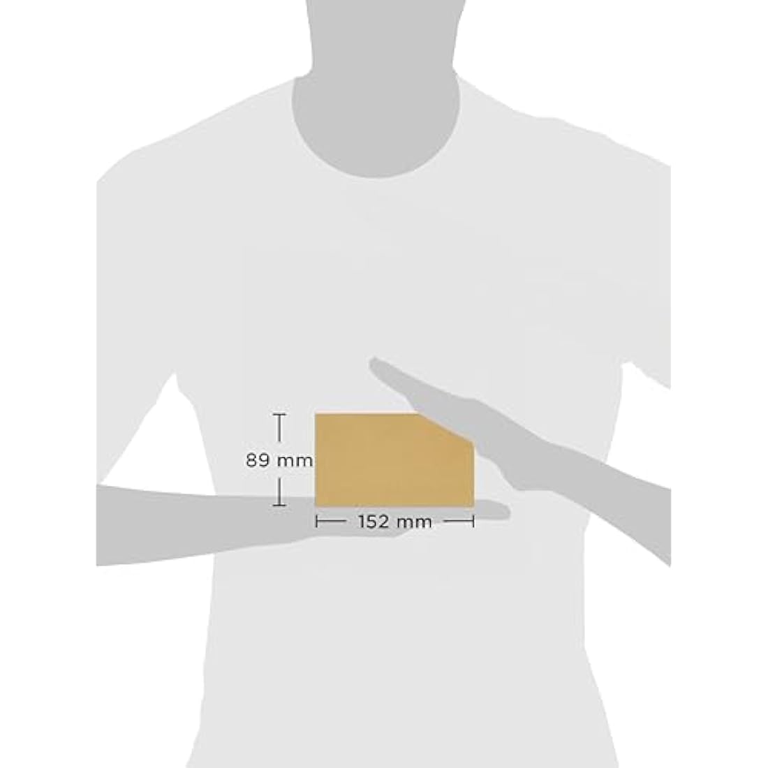 Blake Purely Everyday 89 x 152 mm 70 gsm Wallet Gummed Envelopes (13770) Manilla - Pack of 1000