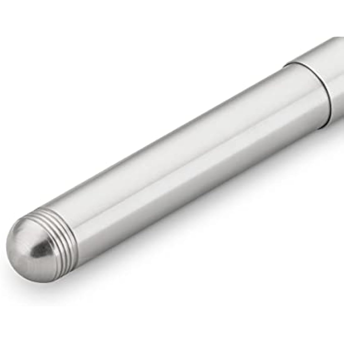 Kaweco LILIPUT Fountain Pen Silver I Premium Aluminium Fountain Pen for Ink Cartridges I Exclusive Fountain Pen 12.5 cm I Nib: BB (Extra Broad)