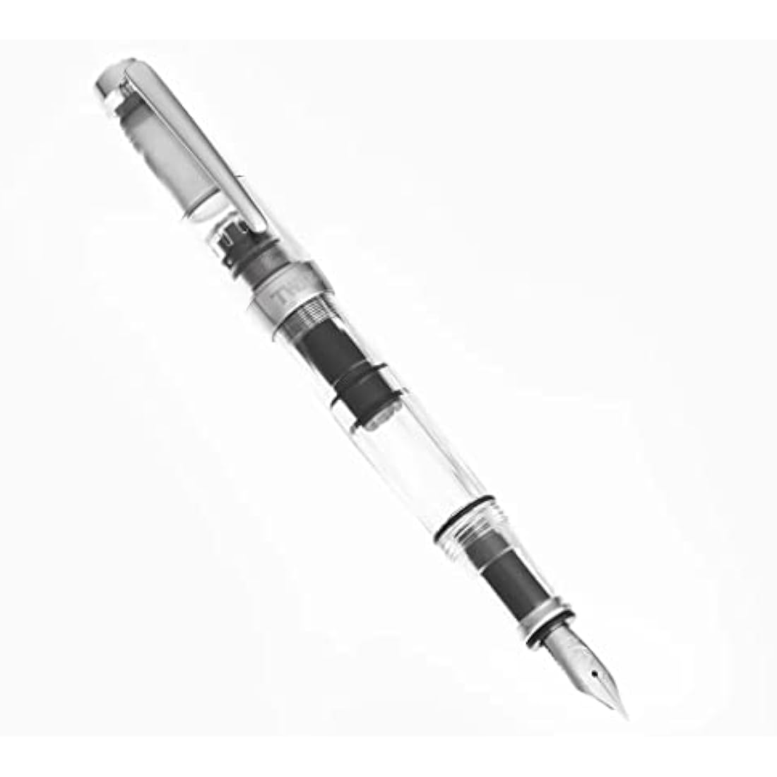 Twsbi Diamond Mini Clear Fountain Pen, Resin, Metal, Transparent - M