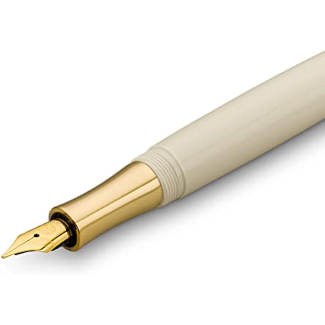 Kaweco STUDENT 50's Rock Fountain Pen I Premium Acrylic Fountain Pen for Ink Cartridges I Nostalgic Fountain Pen in Blue and Cream with Golden Details I Student Pen 16 cm I Nib: EF (Extra Fine)