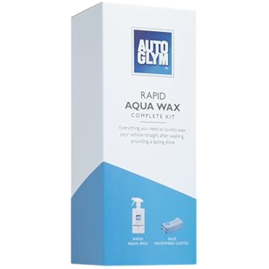 Autoglym Rapid Aqua Wax , 500ml - Complete Car Wax Kit Made To Protect All Exterior Surfaces Including Car Paint, Rubber And Glass