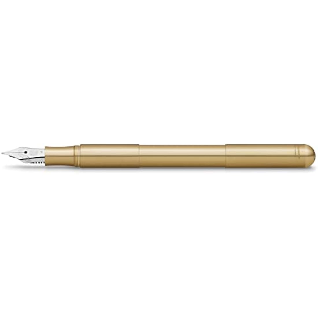 Kaweco SUPRA Fountain Pen Brass I Exclusive Fountain Pen for Ink Cartridges Including Retro Metal Box I Fountain Pen 16.5 cm I Nib: BB (Extra Broad)