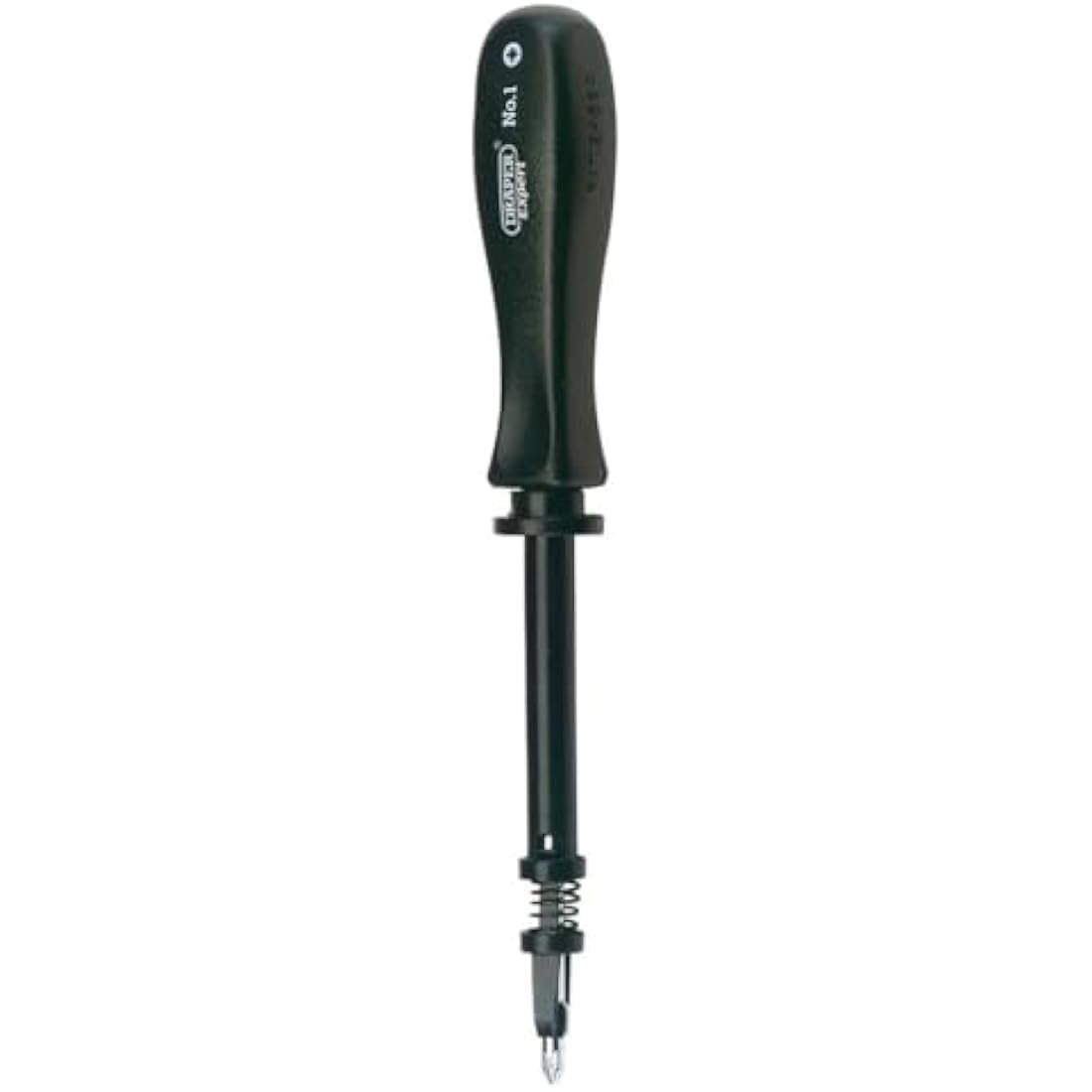 Draper Expert 2 -Piece Screw Holding Mechanics Screwdriver Set | Ideal Impact Resistant Plastic Grip | Hand Tools Set | FlatHead & PZ Type Screwdrivers | SVCM Steel Blades | 27591