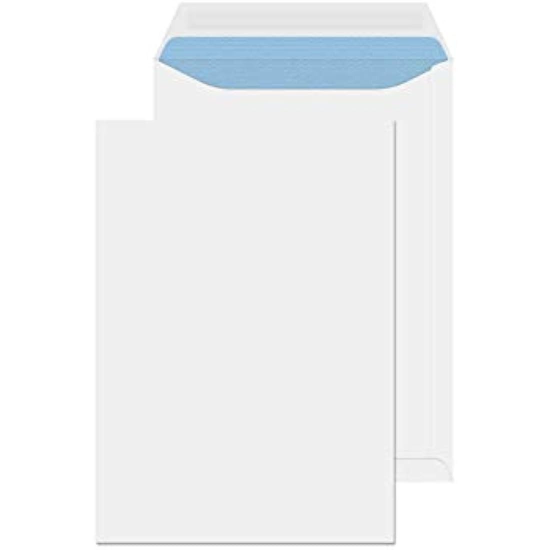 Evour A4 / C4 Self Seal White Pocket Envelopes – 229x324mm, 100 GSM, No Window – Bulk Pack for Home, Office, and Business Mailing Strong Quality Pack of 100
