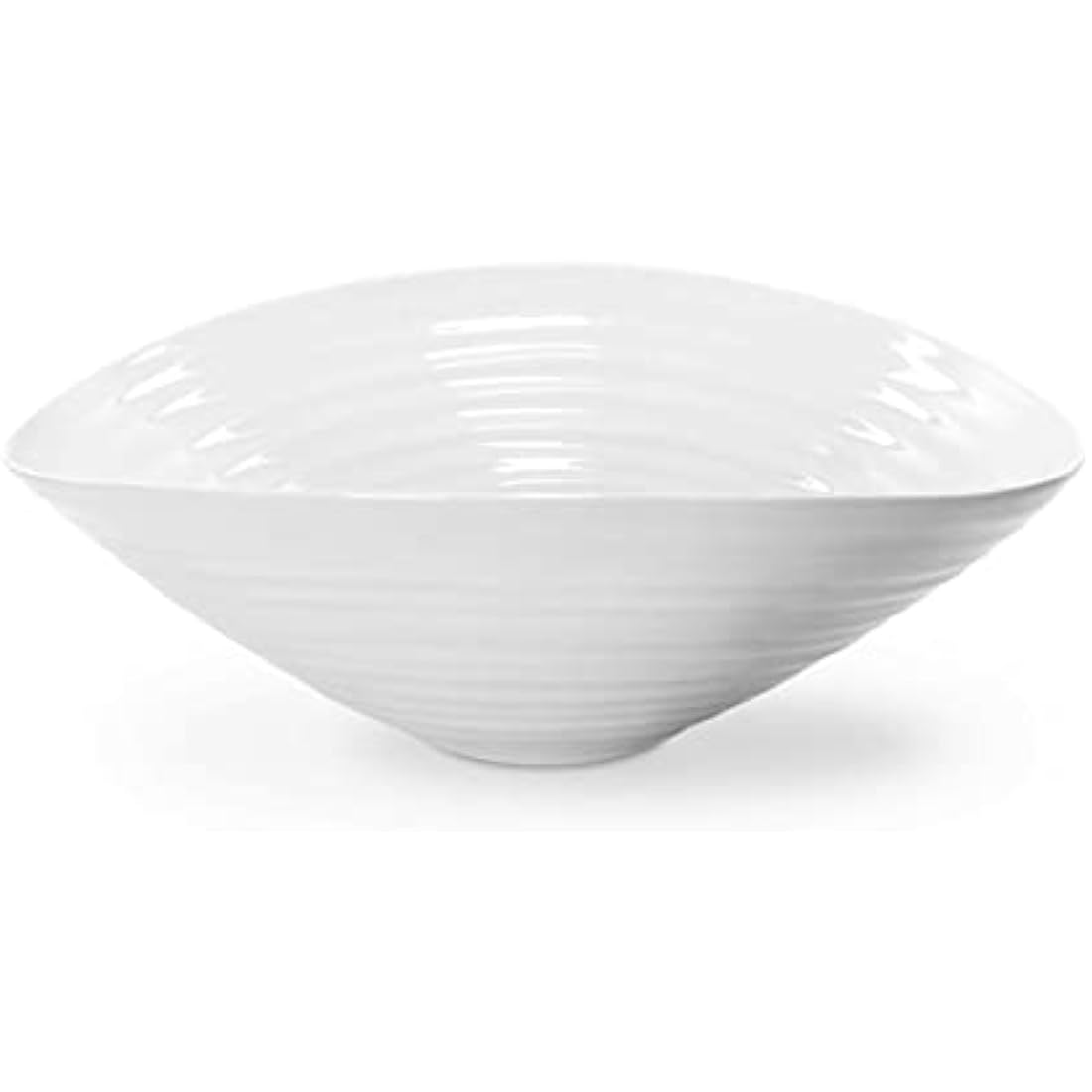 Sophie Conran for Portmeirion CPW76821-X Salad Bowl, Porcelain, White, 33 x 33 x 11 cm