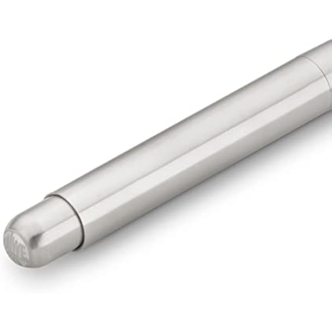 Kaweco LILIPUT Ball Pen Silver I Retractable Ballpoint Pen with Standard D1 Refills in a Tin Box I Metal Ball Pen 9.8 cm