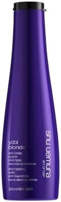 Shu Uemura, Glow Revealing Shampoo Yubi Blonde, Bleached/Highlighted Blonde Hair, Enriched with White Peony, Shine & Colour, 300 ml