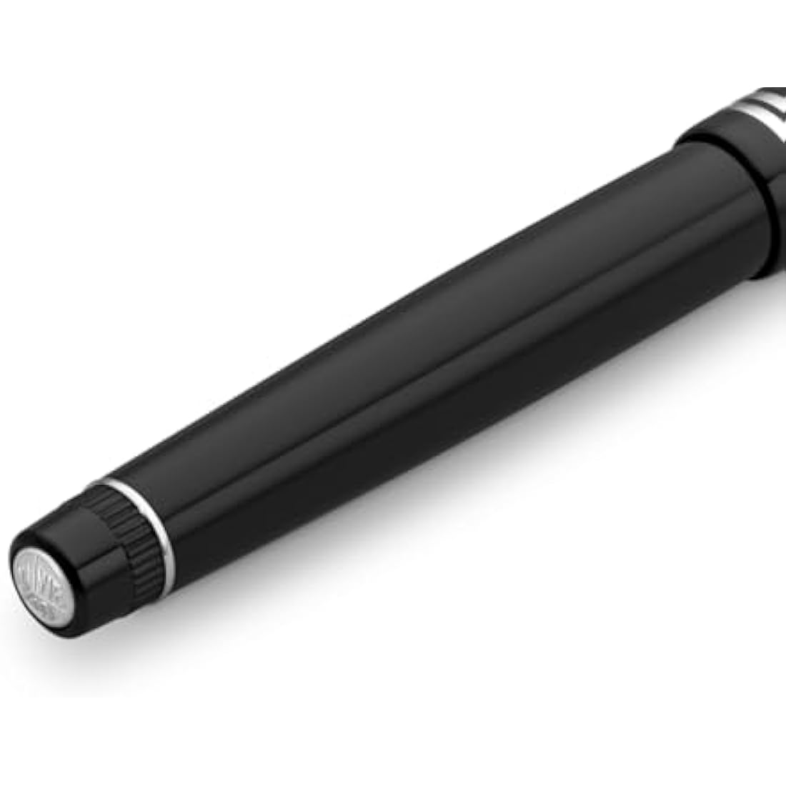 Kaweco DIA2 Fountain Pen Chrome I Premium Acrylic Fountain Pen for Ink Cartridges I Fountain Pen with Chrome Details I Nostalgic Fountain Pen 16 cm I Nib: B (Broad)