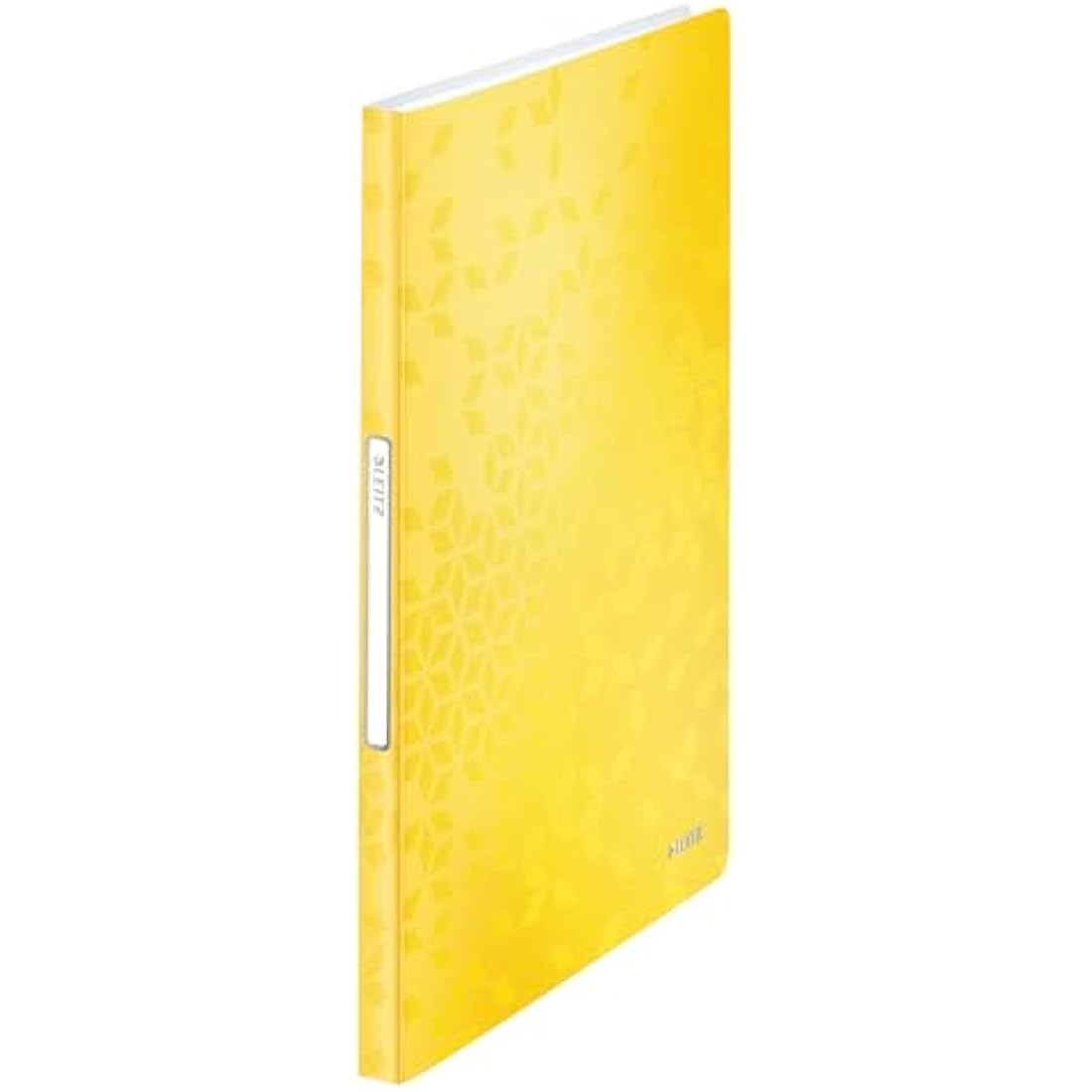 Leitz A4 Display Book, 40 Pockets, 80 Sheet Capacity, Transparent Pockets, Yellow, WOW Range, 46320016