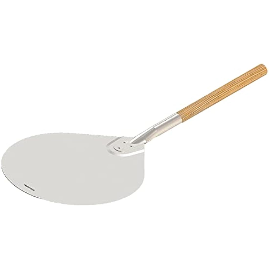 Morsø Pizza Peel for Morsø Outdoor Oven and Pizza Ovens, Teardrop-Shaped, 72 x 30 cm, Aluminium with Oak Wood Handle