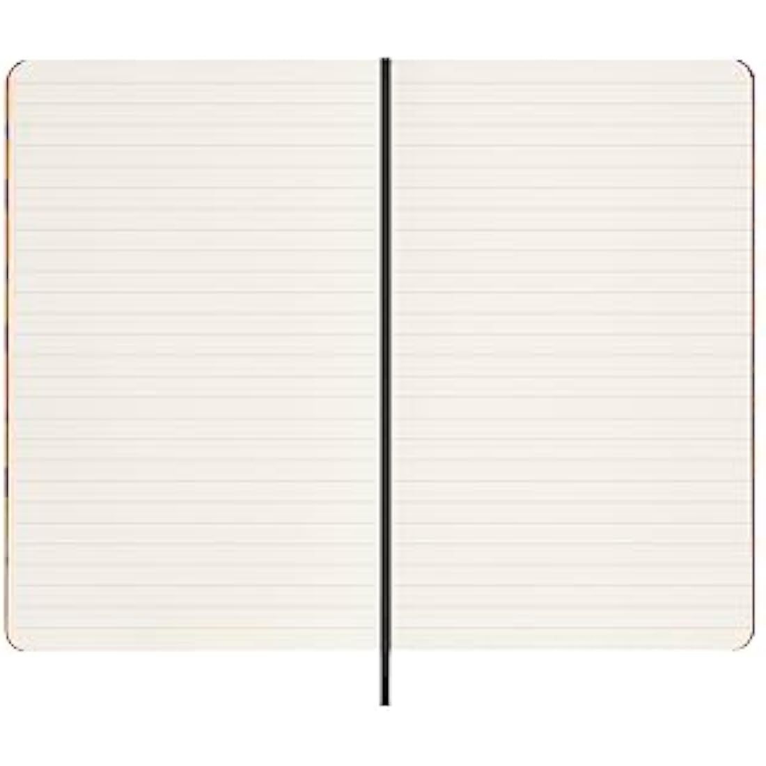 Moleskine Silk Notebook, Hard Cover with Italian Silk from Mantero, with Ruled Pages and Elastic Closure, with Gift Box, Size Large 21x13cm, Colour Yellow