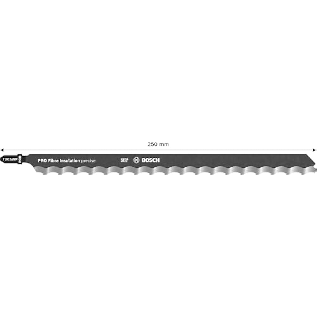 Bosch 3x PRO Fibre Insulation Precise T1013AWP Jigsaw Blade (for Mineral Wool, Mineral Wool, Length 250 mm, Professional Accessory Jigsaw)