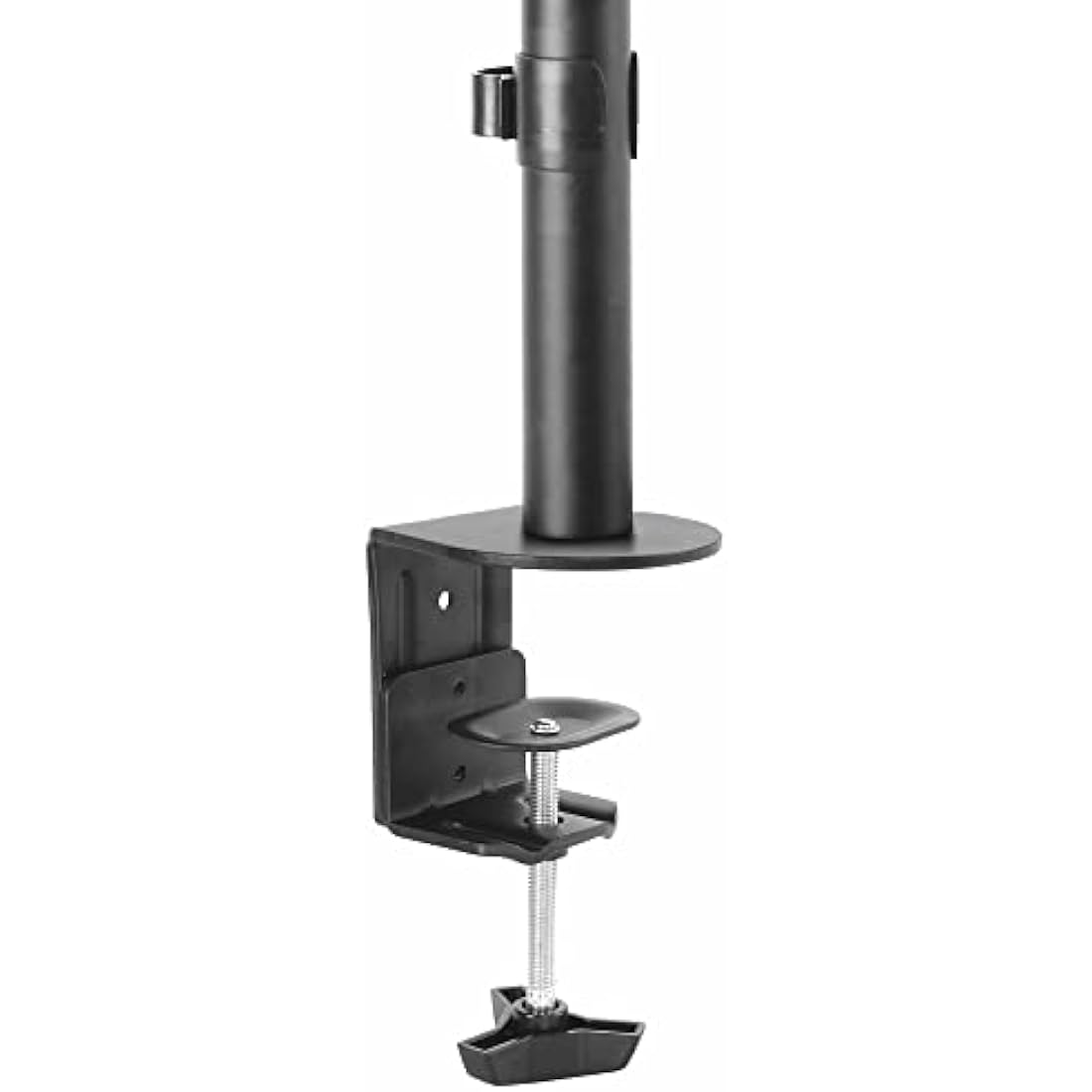 StarTech.com Single Monitor Desk Mount - Single Screen Heavy Duty Pole Mount for up to 34inch VESA Compatible Displays - Ergonomic Height Adjustable Monitor Arm Mount - Desk Clamp/Grommet (ARMPIVOTV2)