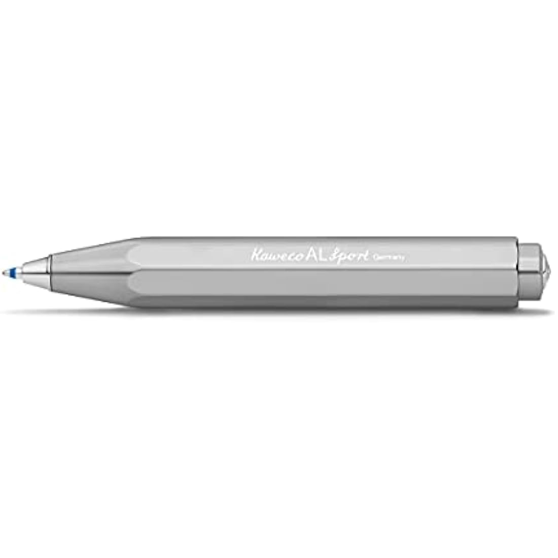 Kaweco AL SPORT Ball Pen Raw I Retractable Ballpoint Pen in Classic Design with Standard D1 Refills I Aluminium Ball Pen 10.5 cm