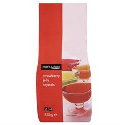Chef's Larder Strawberry Jelly Crystals 3.5kg Approx 198 Servings