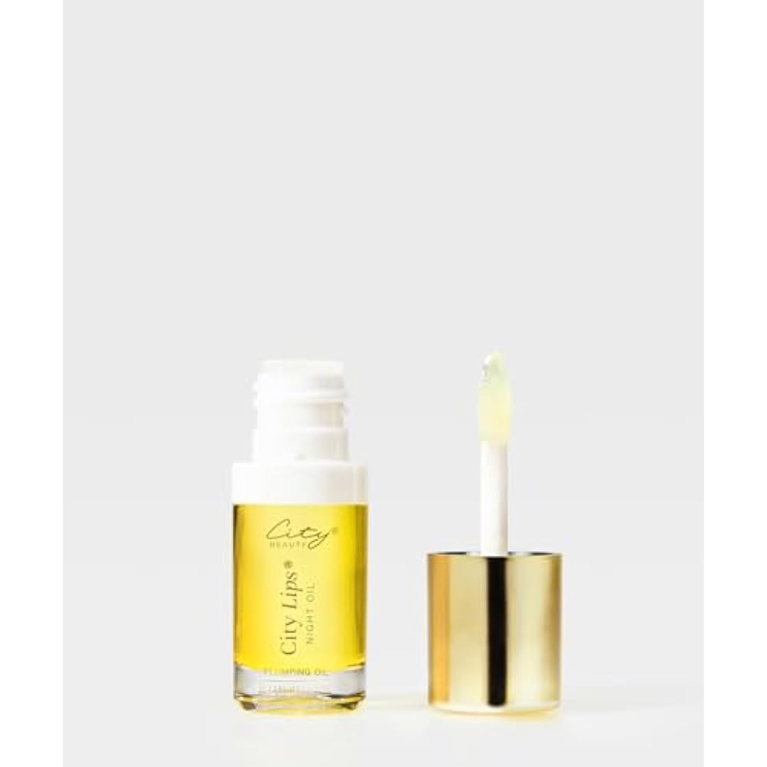 City Beauty City Lips Night Oil - Plump, Hydrate, and Restore Overnight - Anti-Aging Lip Treatment - Conditioning Lip Oil with Hyaluronic Acid & Plant Extracts