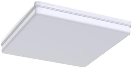 Yafido LED Square Ceiling Light Fitting 48W 4320LM, Warm White 3000K, IP44 Waterproof, 30CM Modern Ultra Bright Lighting Fixture 220V for Bathroom Kitchen Living Room Roof Office