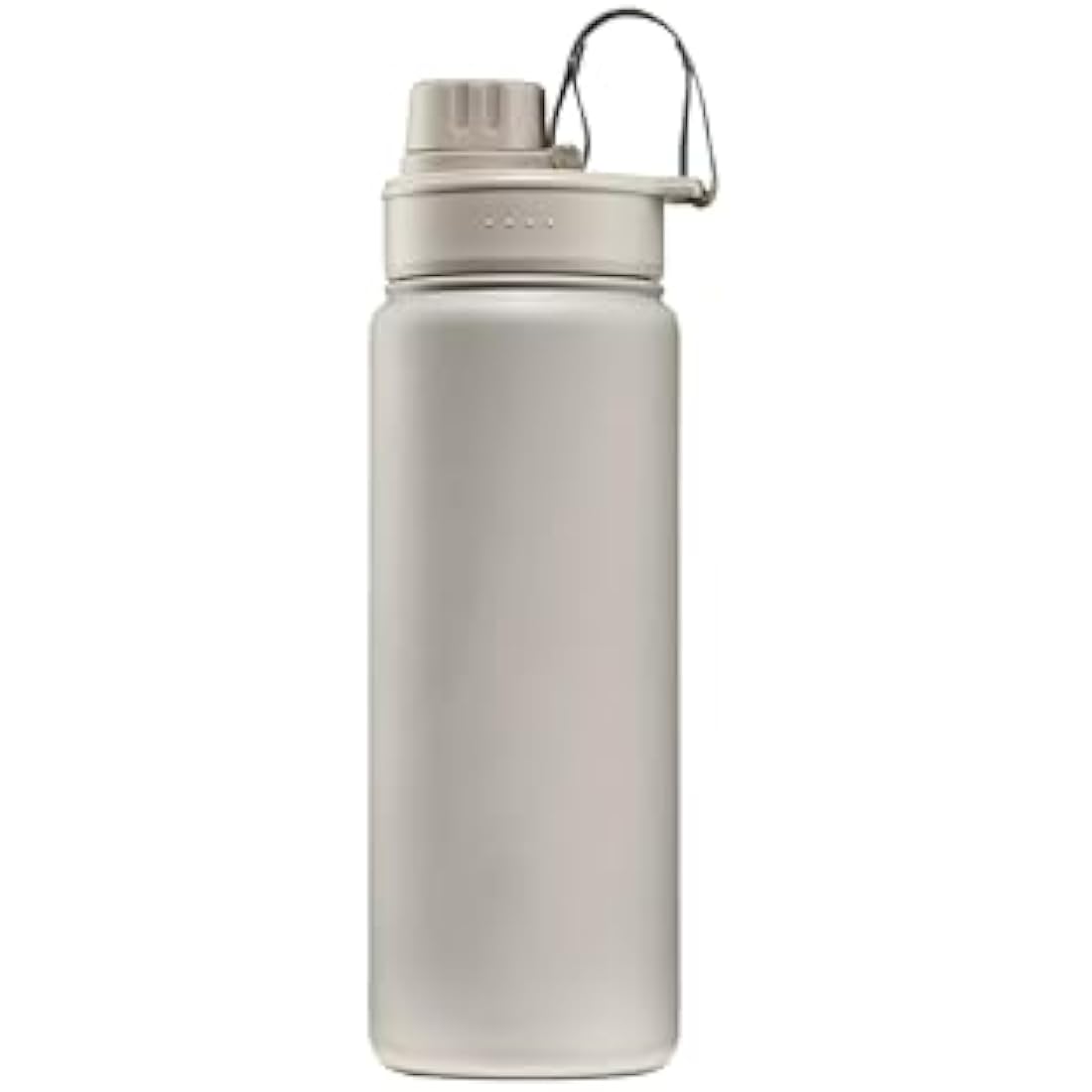 Satch Drinking Bottle Made of Stainless Steel, BPA-Free, 0.5 L, Leak-Proof and Suitable for Carbonated Drinks, for Hot and Cold Drinks, Colourful Mind, Beige