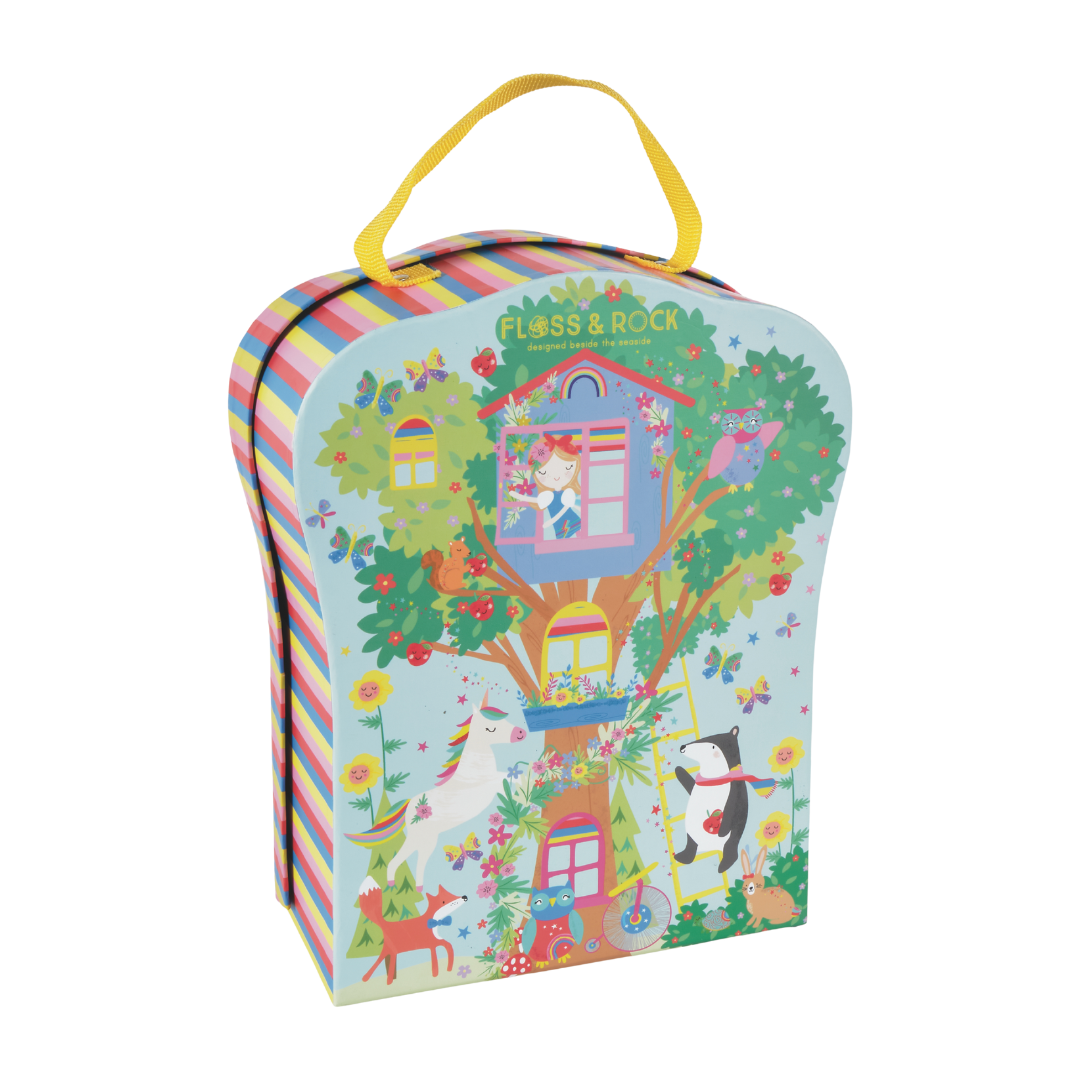Playbox With Wooden Pieces - Rainbow Fairy