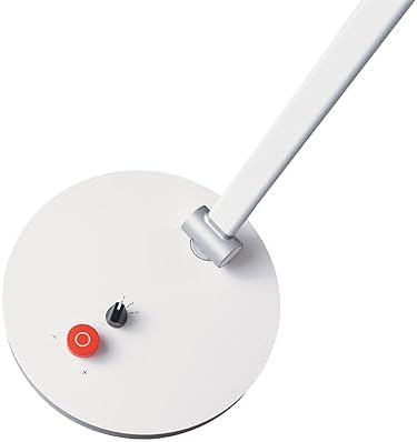 Daylight Tricolor LED Dimmable Eye Caring 3 Colour temperatures, 95+ CRI, Designed with Bold and Visible switches, Table Lamp, White