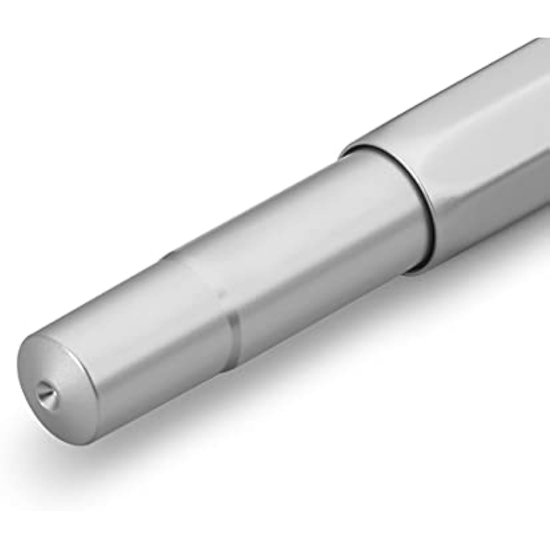 Kaweco AL SPORT Fountain Pen Silver I Premium Fountain Pen for Ink Cartridges I Exclusive Fountain Pen 13 cm I Nib: M (Medium)