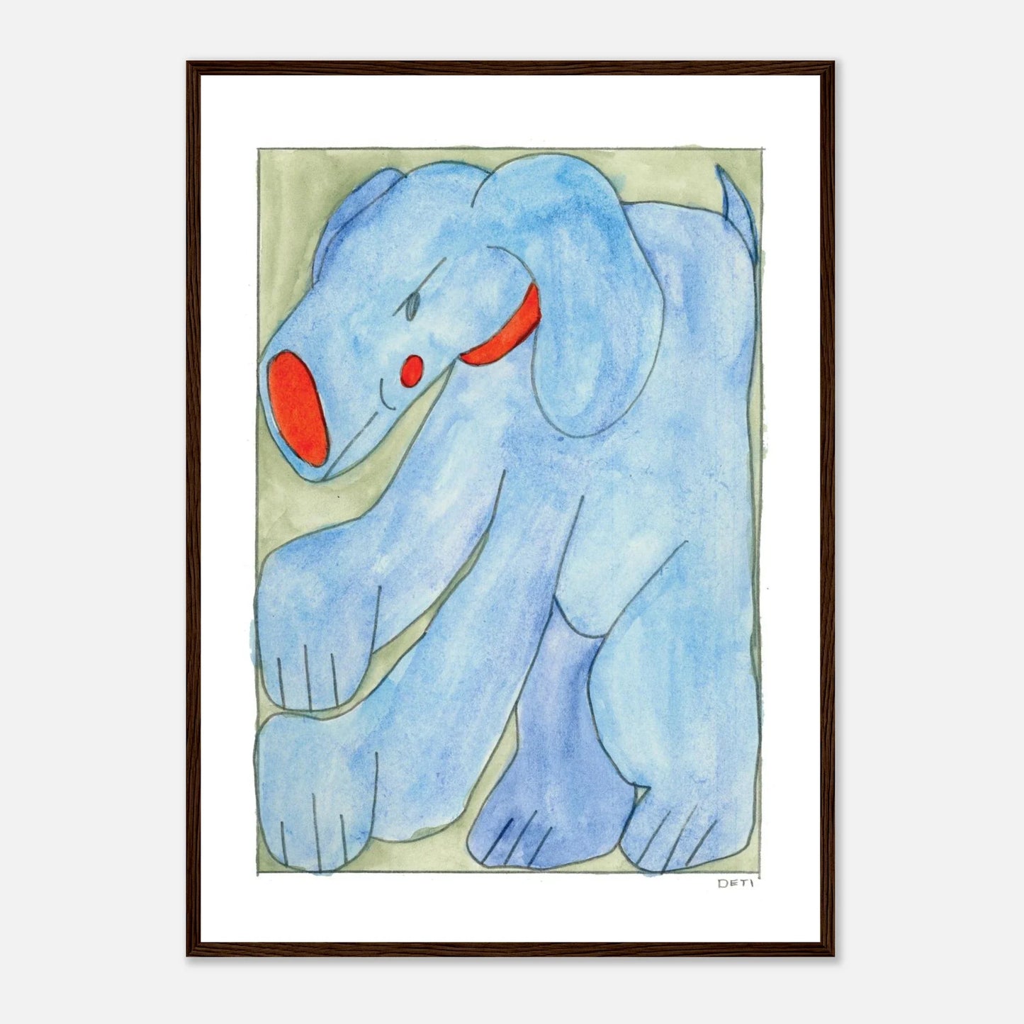 Hayley Deti - 'Boog 2 (Mischief)' Framed Print