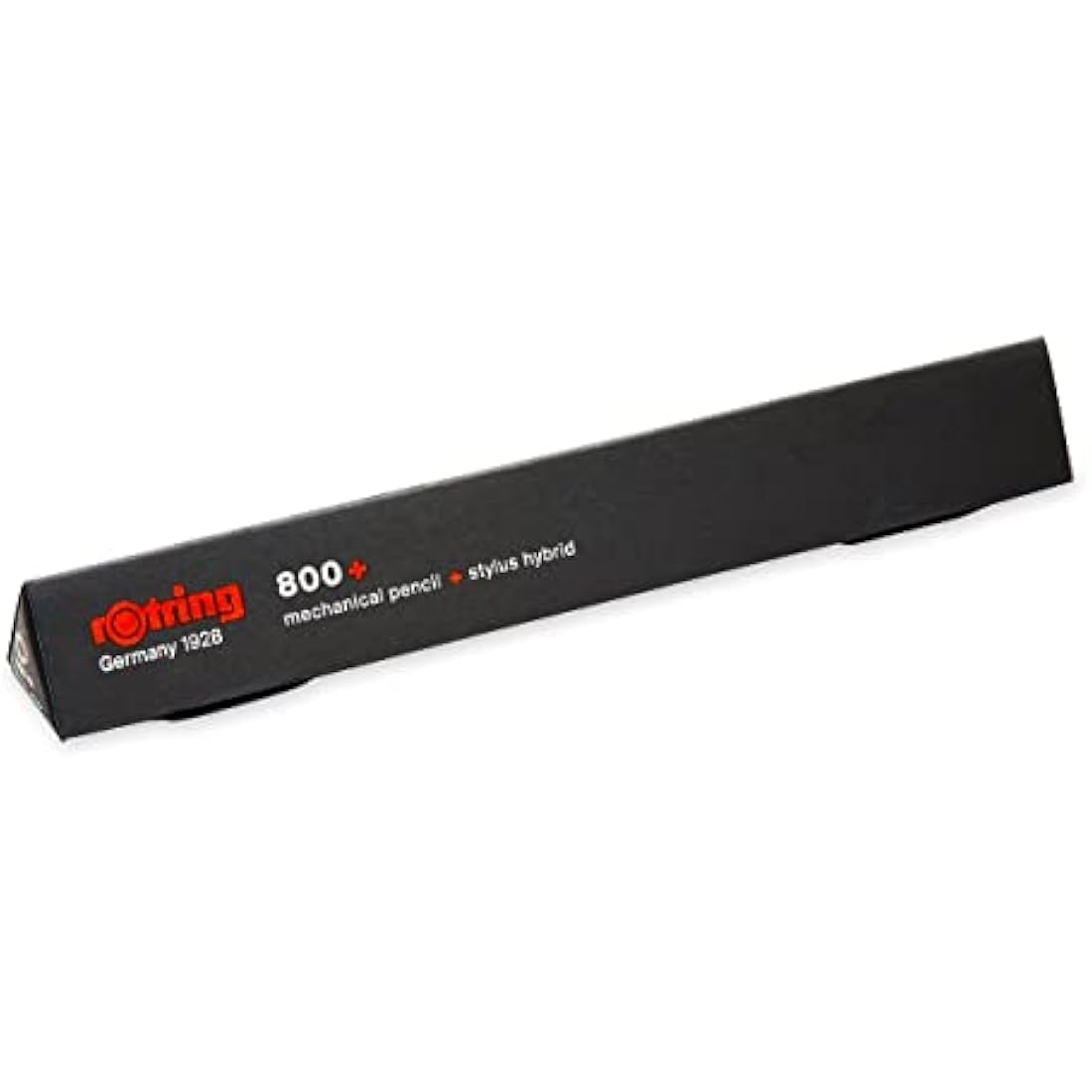 rOtring 800+ Mechanical Pencil and Touchscreen Stylus | Twist-to-Retract HB 0.7 mm Propelling Pencil | Black Metal Barrel