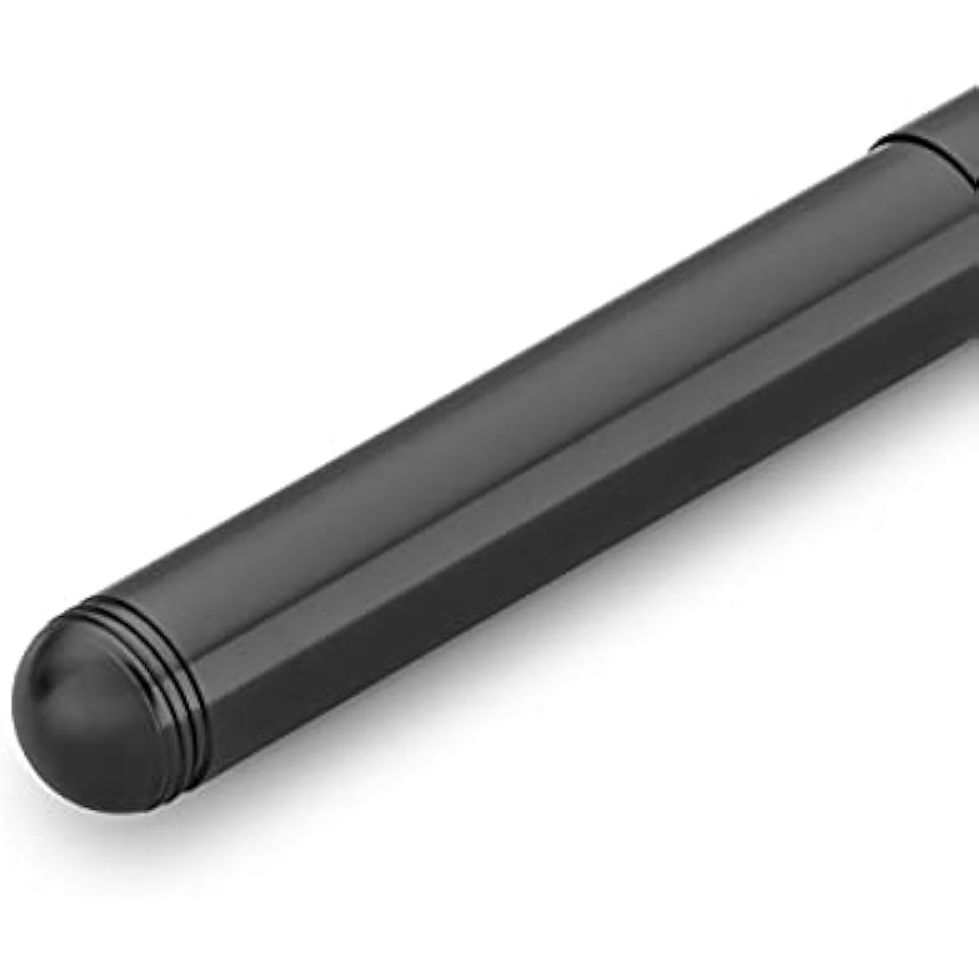 Kaweco LILIPUT Fountain Pen Black I Premium Aluminium Fountain Pen for Ink Cartridges I Exclusive Fountain Pen 12.5 cm I Nib: BB (Extra Broad)