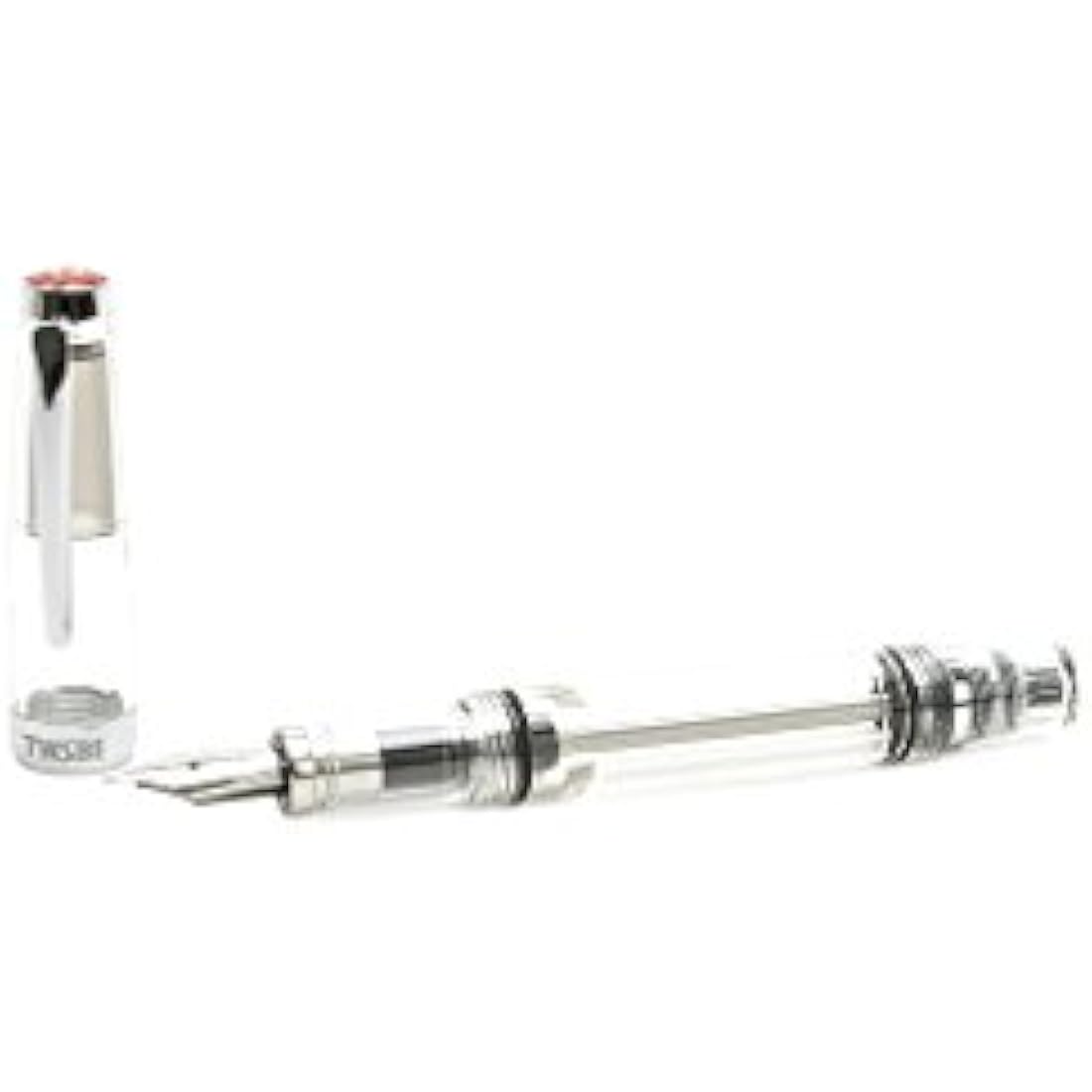 Twsbi Vac Mini Clear Fountain Pen - 1.1 Stub nib