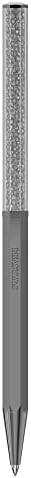 Swarovski Crystalline ballpoint pen, Octagon shape, Silver Tone