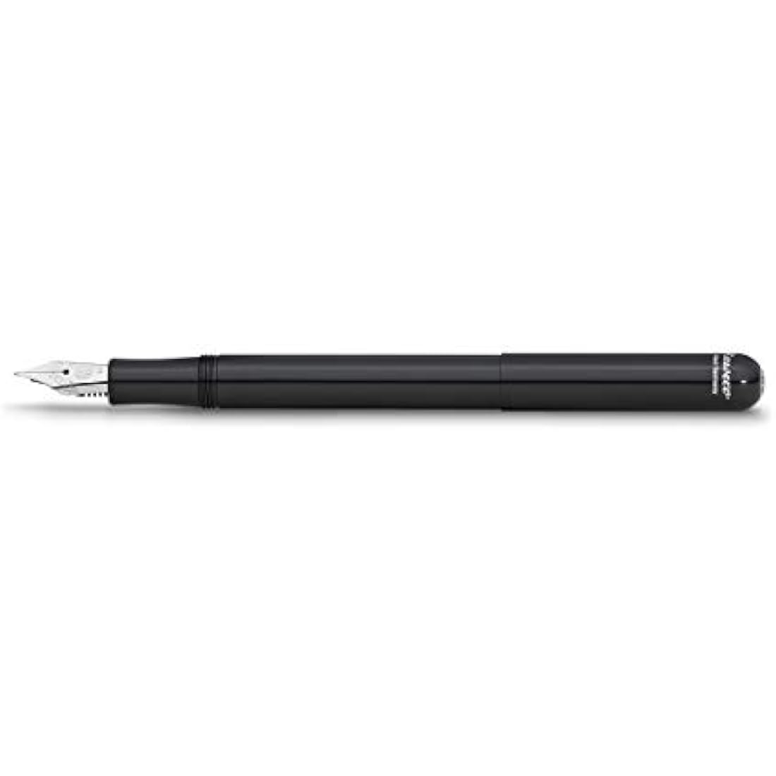 Kaweco LILIPUT Fountain Pen Black I Exclusive Fountain Pen for Ink Cartridges Including Retro Metal Box I Fountain Pen 12.5 cm I Nib Width EF (Extra Fine)
