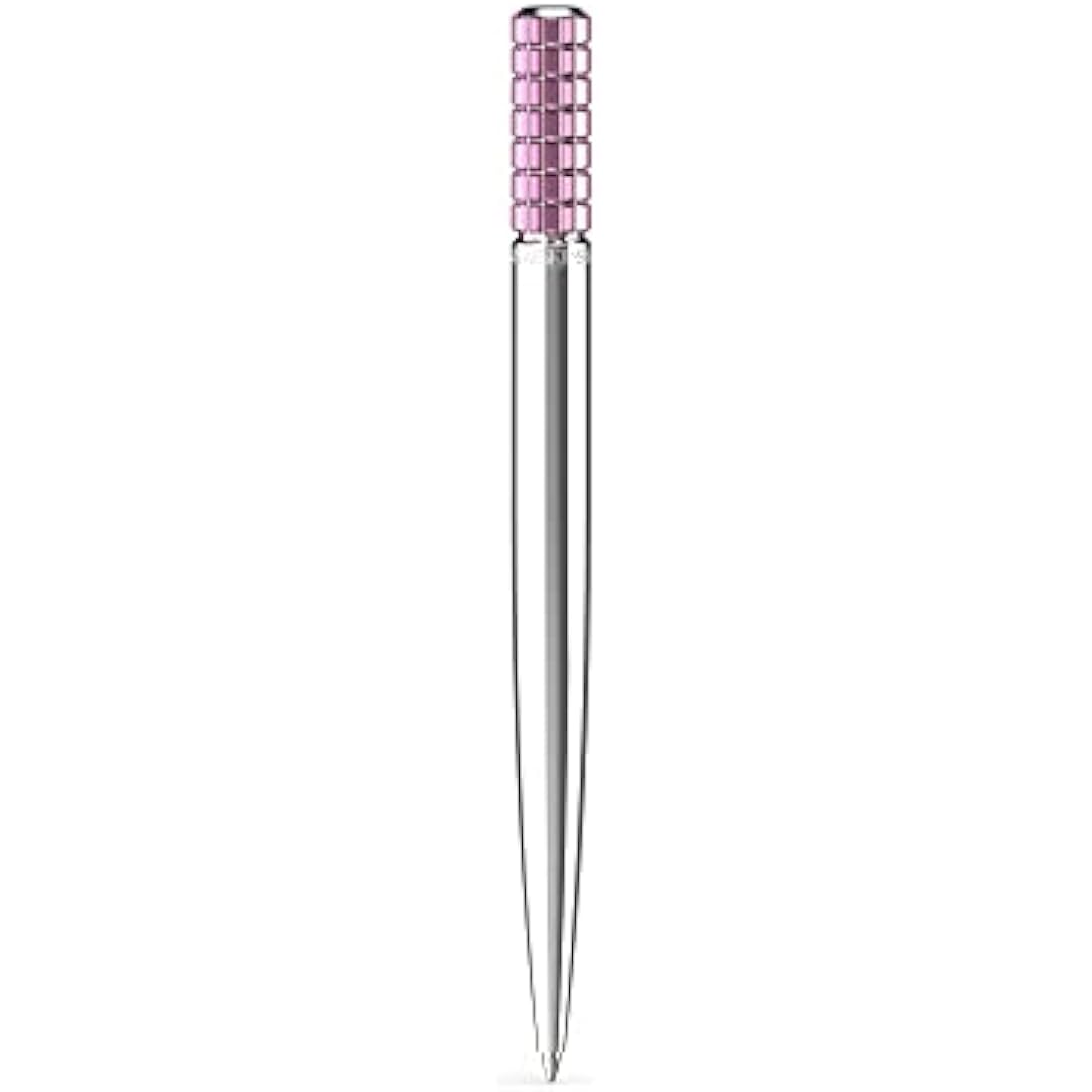 Swarovski Lucent Ballpoint Pen, Glittering Pink Crystals in a Chrome Setting, from the Lucent Collection