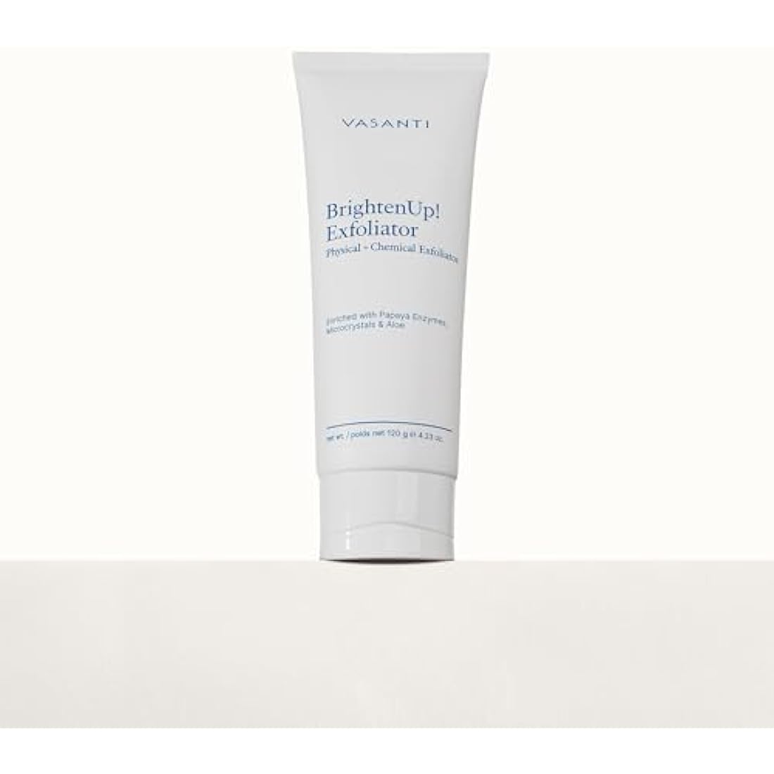 Vasanti Brighten Up! Enzymatic Face Rejuvenator – Brightens, Exfoliates & Cleanses for Soft, Smooth & Radiant Skin – Enriched with Papaya, Professional Microcrystals & Aloe (Full Size)