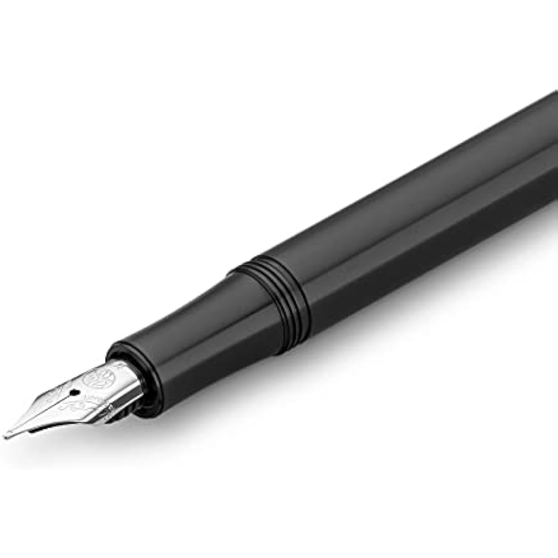Kaweco LILIPUT Fountain Pen Black I Exclusive Fountain Pen for Ink Cartridges Including Retro Metal Box I Fountain Pen 12.5 cm I Nib Width EF (Extra Fine)