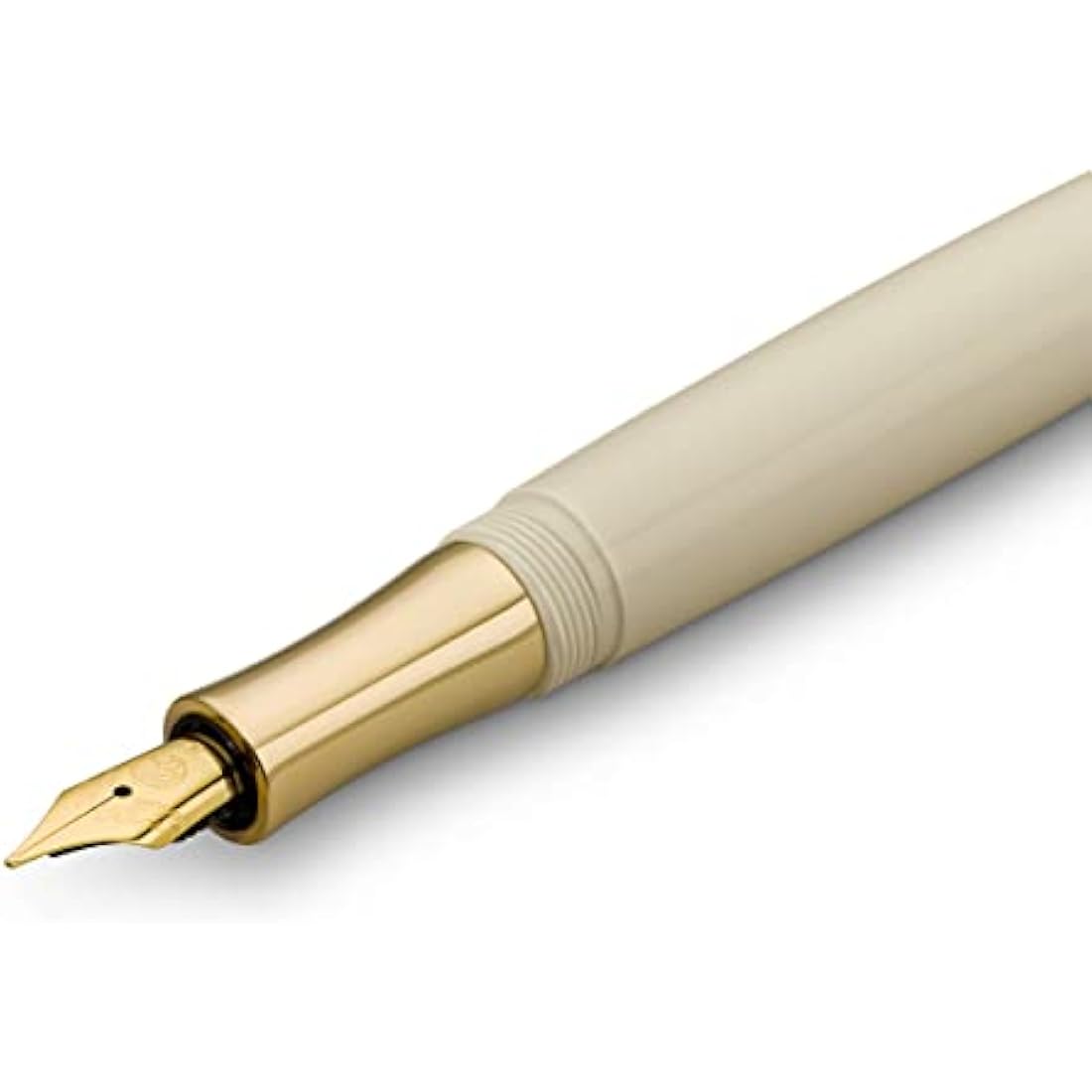 Kaweco STUDENT 30's Blues Fountain Pen I Premium Acrylic Fountain Pen for Ink Cartridges I Nostalgic Fountain Pen in Red and Cream with Golden Details I Student Pen 16 cm I Nib: M (Medium)