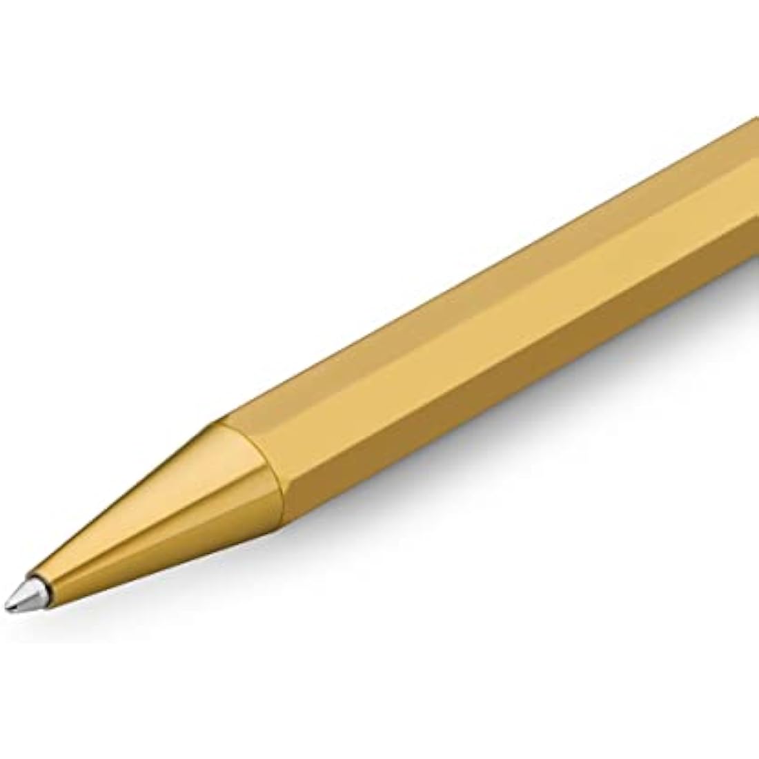 Kaweco SPECIAL Ball Pen Brass I Retractable Ballpoint Pen with Standard G2 Refills in a Tin Box I Aluminium Ball Pen 14 cm